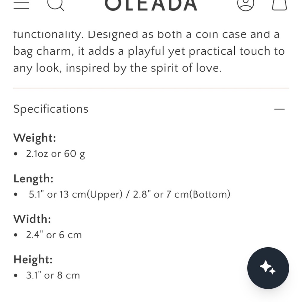 Honey Mini Leather Wallet - Picture 5 of 6